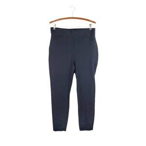 Spanx Perfect Pant Ankle Backseam Skinny Black Faux Pockets Womens Size XL